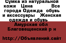 Сумка из натуральной кожи › Цена ­ 2 900 - Все города Одежда, обувь и аксессуары » Женская одежда и обувь   . Амурская обл.,Благовещенский р-н